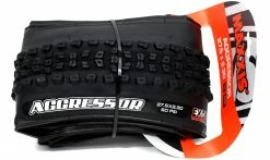 Pneu Maxxis Aggressor - EXO Protection - Dual 62a/60a - Tubeless Ready -France Accessoires Vélo Soldes Boutique Pneu Maxxis Aggressor EXO Protection Dual 62a 60a Tubeless Ready Pack 1235x735