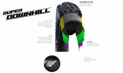 Pneu Schwalbe Magic Mary - Addix Ultra Soft - Super Downhill - Tubeless Easy -France Accessoires Vélo Soldes Boutique caracsse super dh 1235x735 1